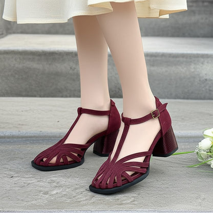 Strappy Block Heel Sandals