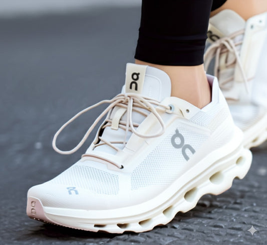 Light Gray Mesh Lace - Up Running Sneakers