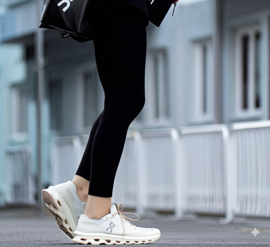 Light Gray Mesh Lace - Up Running Sneakers