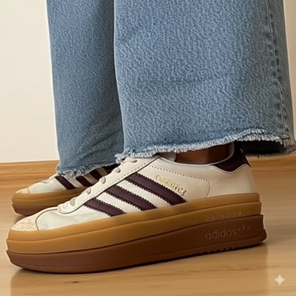 Retro - Inspired Striped Platform Sneakers