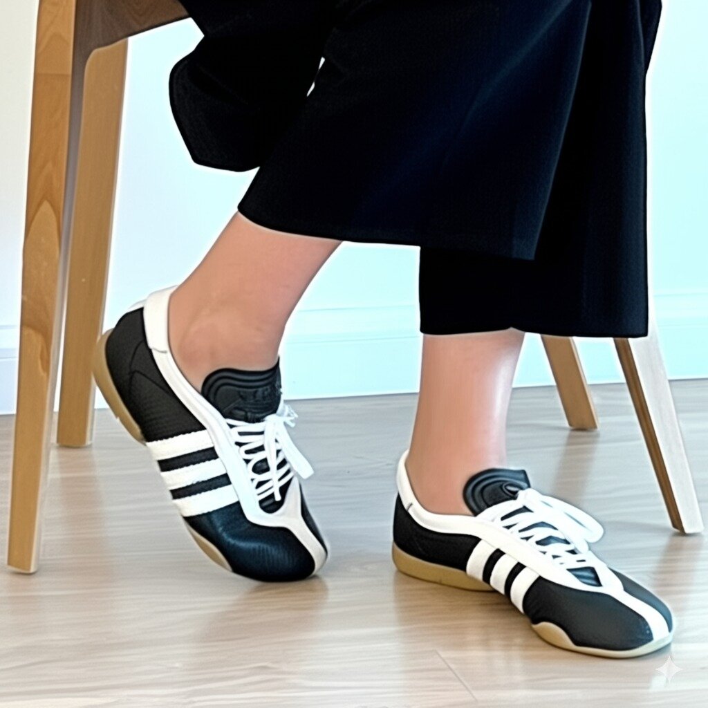 Classic Striped Running Sneakers