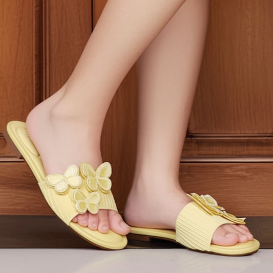 Butterfly Elements Flat Slippers