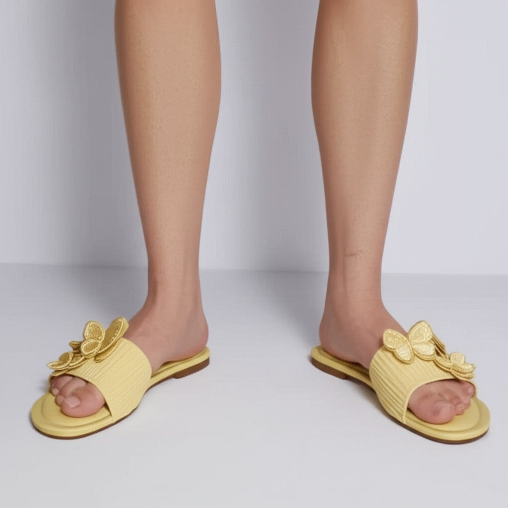 Butterfly Elements Flat Slippers