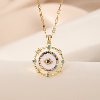 Evil Eye - Inspired Gemstone & Pearl Necklaces