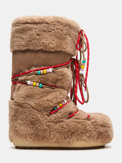 Snow Faux Fur Mid Calf Boots