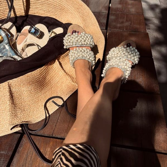Pearl Embellished Brogues