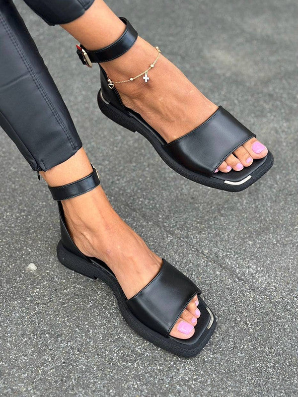 Strappy Flat Sandals Collection
