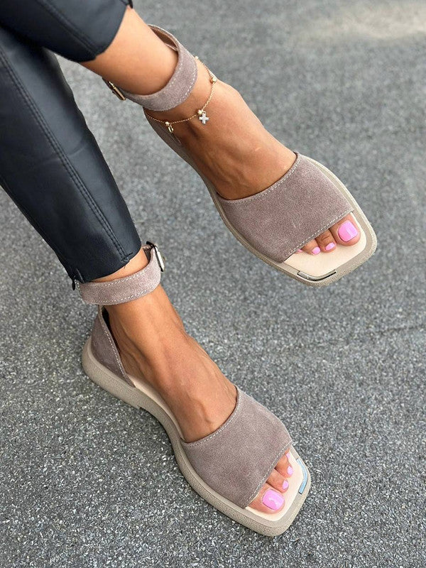 Strappy Flat Sandals Collection