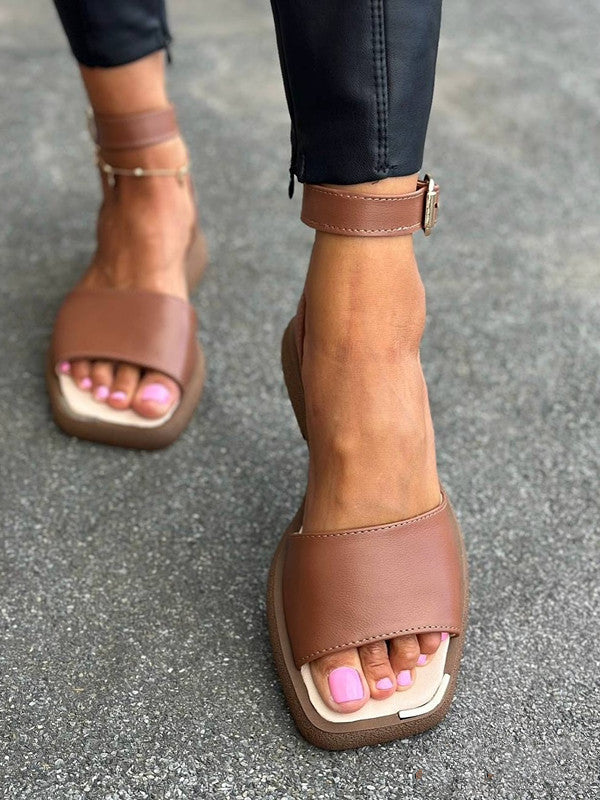 Strappy Flat Sandals Collection