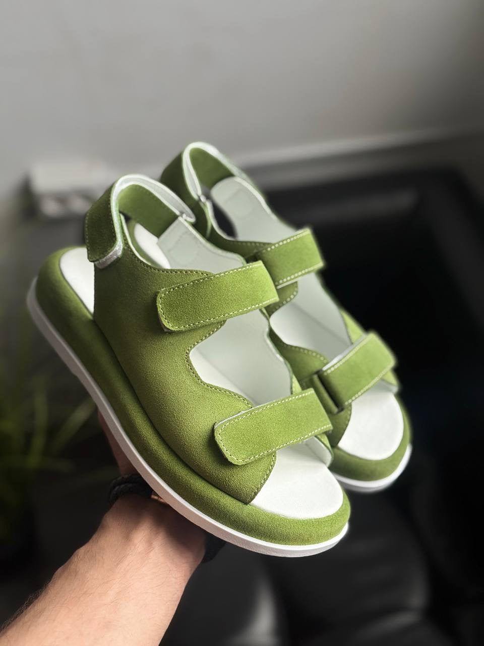 Velcro Strap Platform Sandals