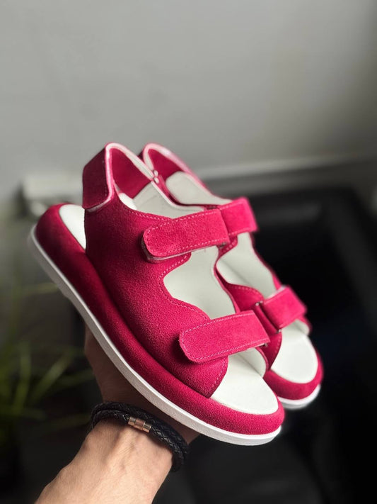 Velcro Strap Platform Sandals