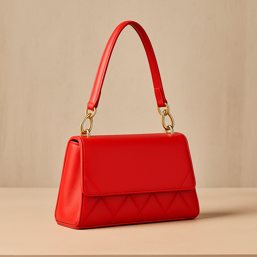 Quilted Top Handle Handbag