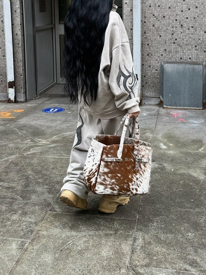 The Cowhide Leather Bag