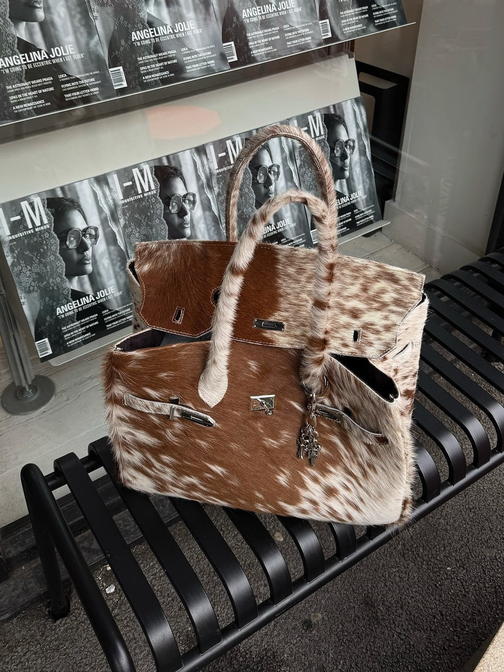 The Cowhide Leather Bag