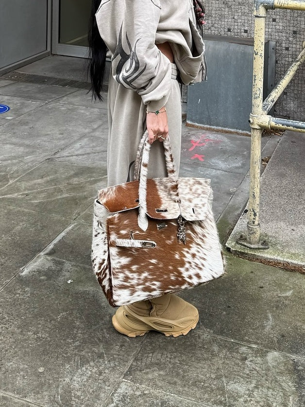 The Cowhide Leather Bag