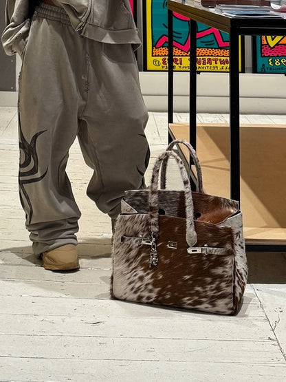 The Cowhide Leather Bag