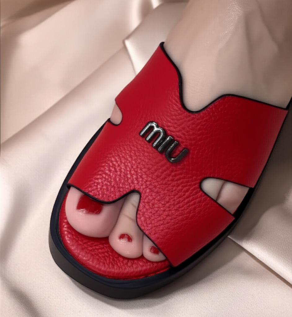 Open Toe Platform Mules