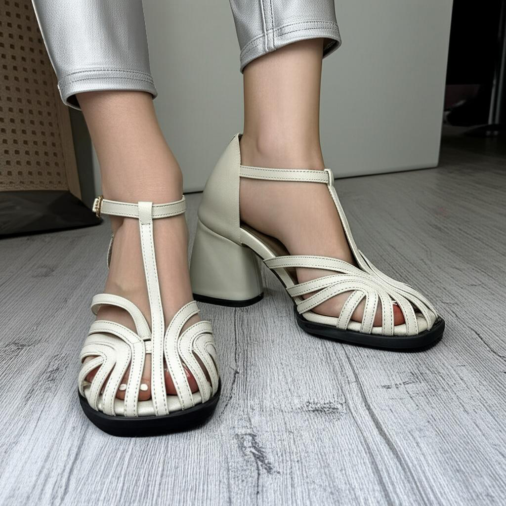 Strappy Block Heel Sandals