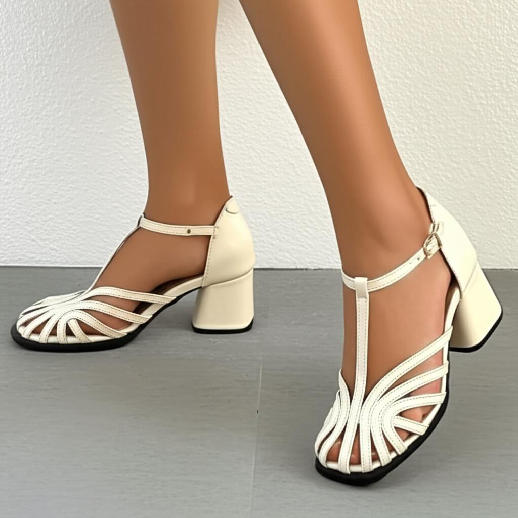 Strappy Block Heel Sandals