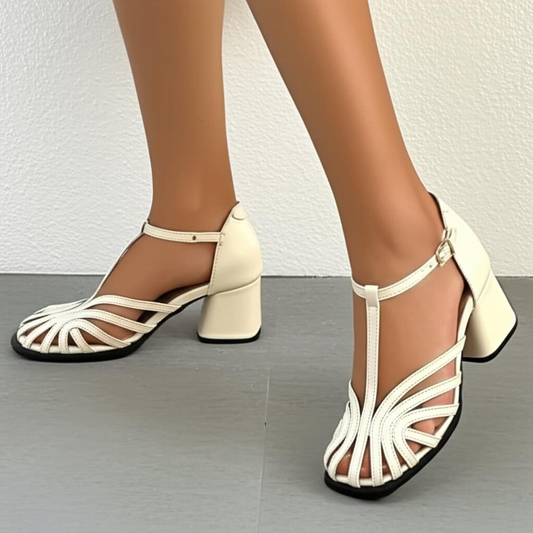 Strappy Block Heel Sandals