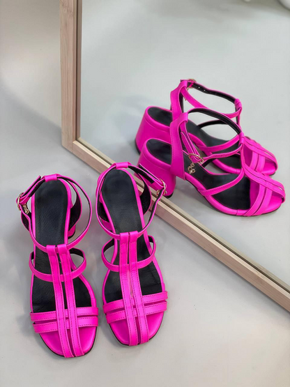 Strappy Block Heel Sandals