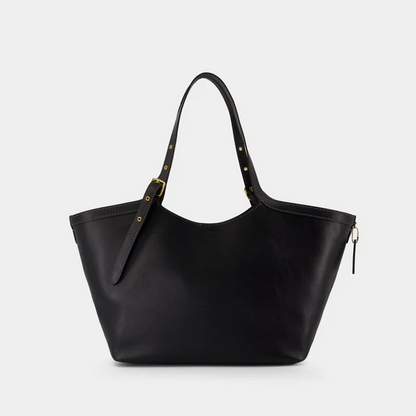 Branded Leather Tote Bag