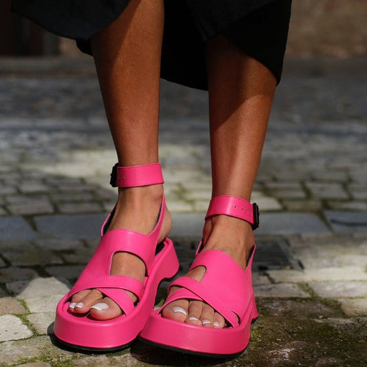 Ankle Strap Platform Sandals