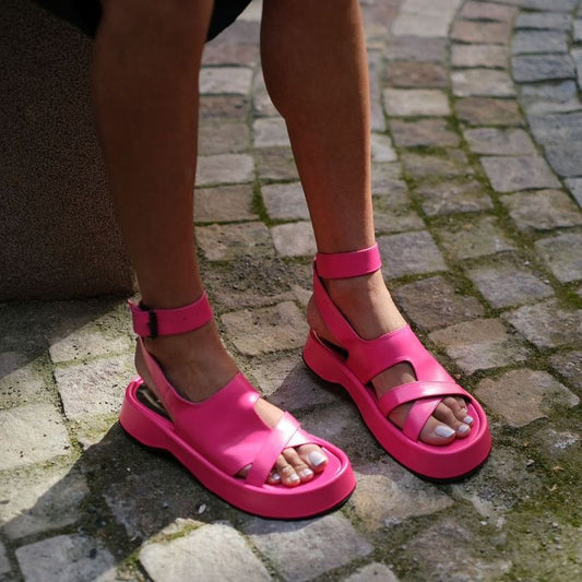 Ankle Strap Platform Sandals