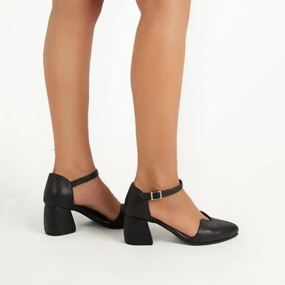 Brown Ankle - Strap Flats