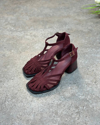 Strappy Block Heel Sandals