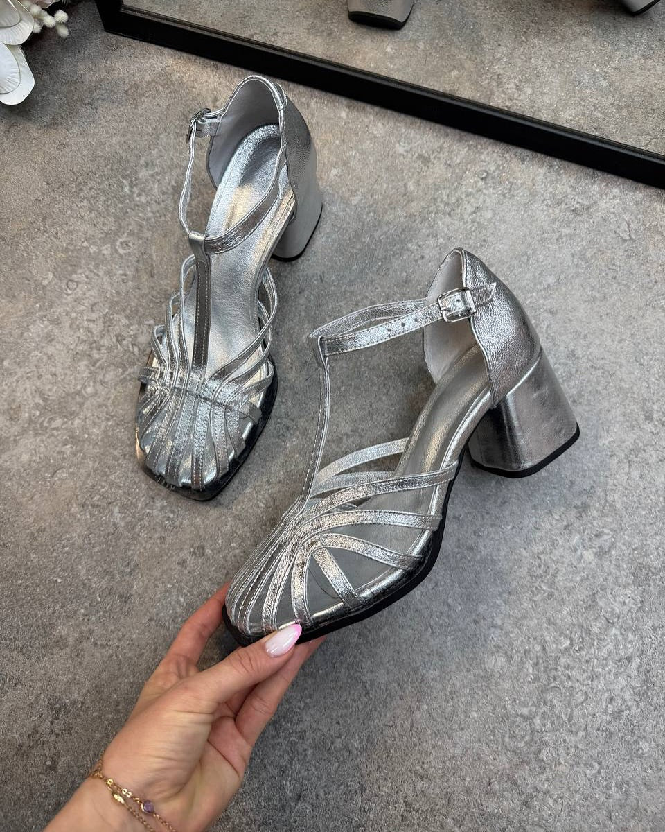 Strappy Block Heel Sandals