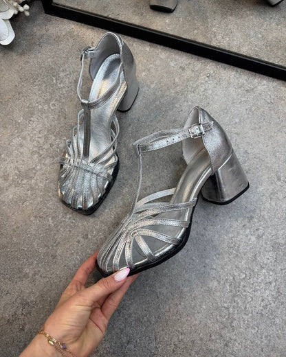 Strappy Block Heel Sandals
