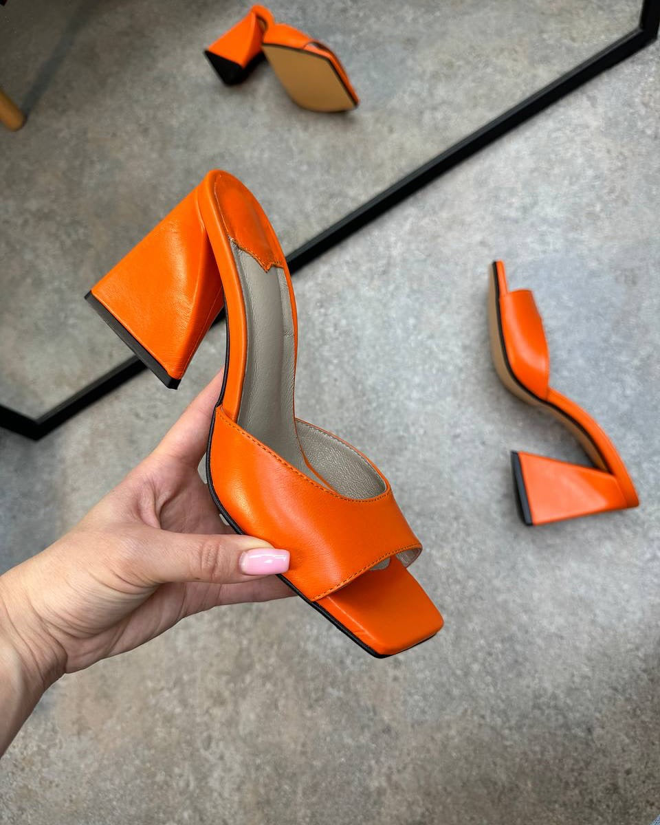 Square Toe Mules