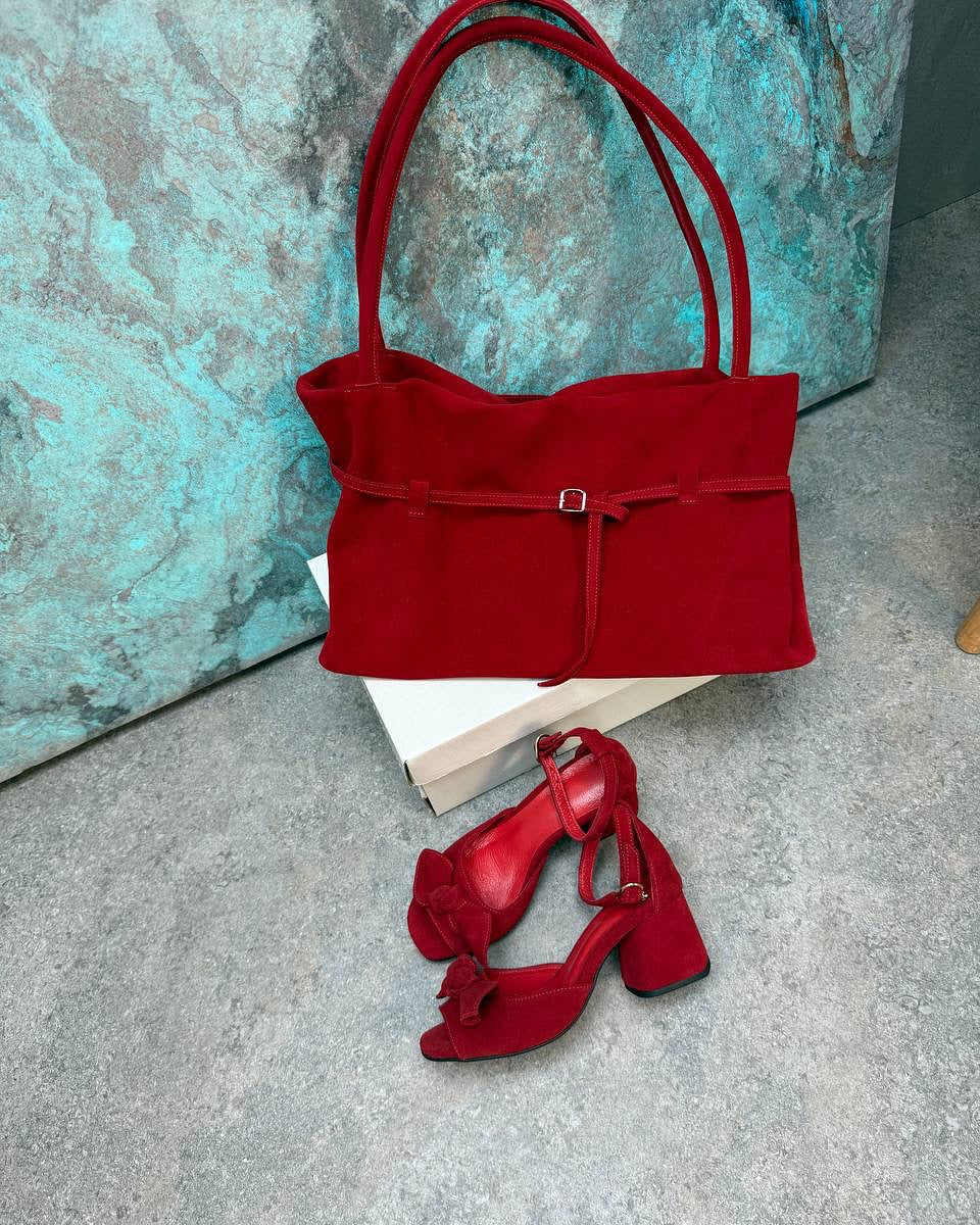 Bow Embellished Block Heel Sandals