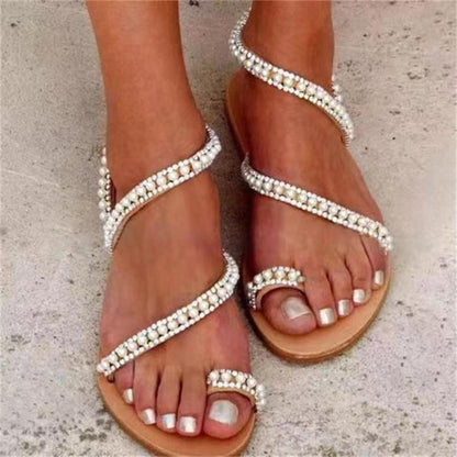 Pearl - Embellished Strappy Sandal