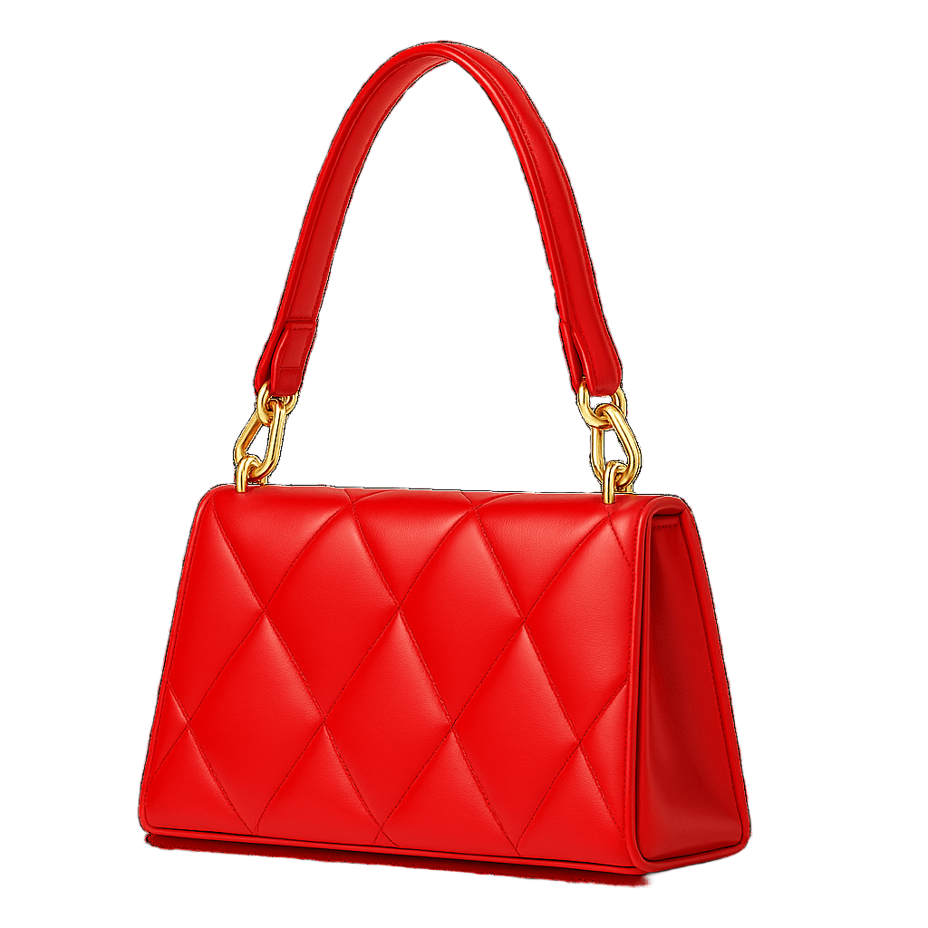 Quilted Top Handle Handbag